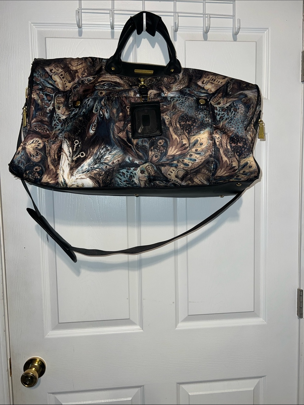 Adrienne Vittadini Peacock Duffel Bag